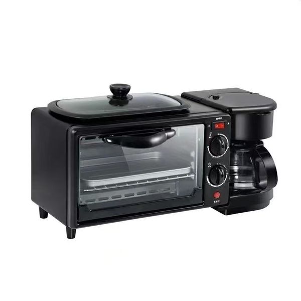 1 Piece 3-in-1 Mini Oven Electrical Breakfast Maker