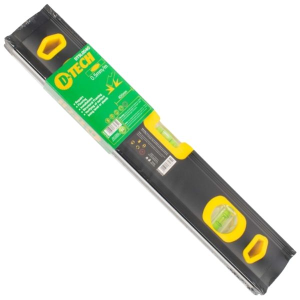D-Tech - Spirit Level Beam - Aluminium (400mm)