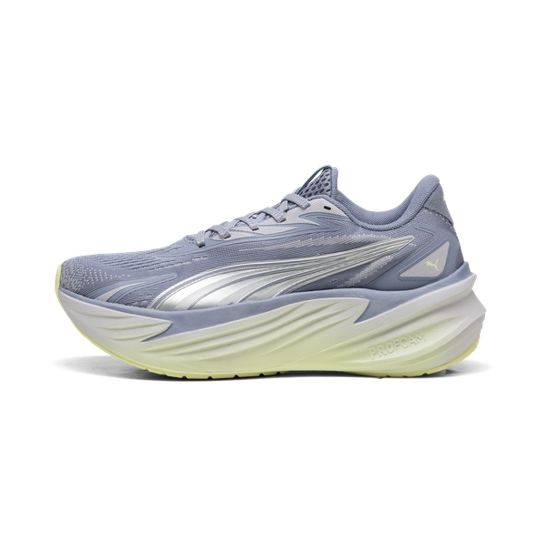 Puma Men's Maxima Pro Vibrant Road Running Shoes - Silver/Grey Fog/Apple