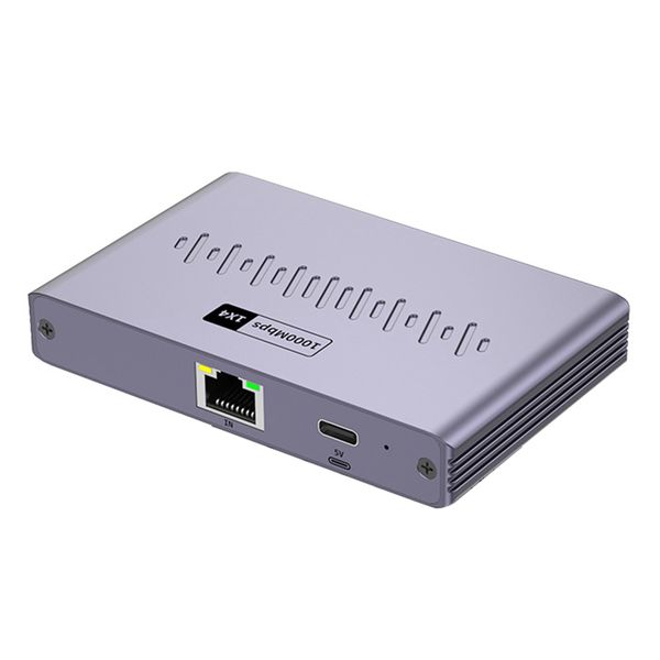New Network Cable Splitter 1 To 4 Gigabit Network Distributor