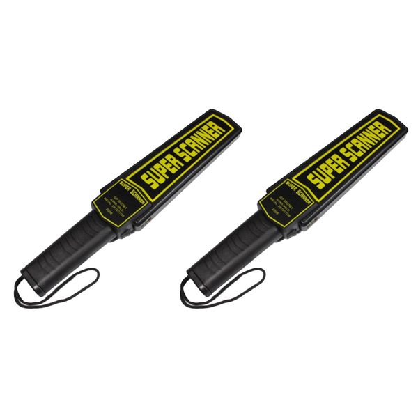 2 Pieces Of Handheld High Sensitivity Security Metal Detector Scanners Set