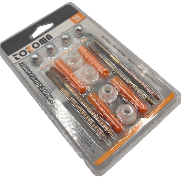 Tokoma Toilet Fixing Screws (16 Pcs)
