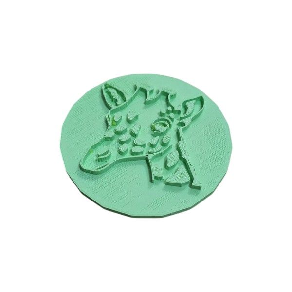 Hubbe Cookie Cutter - Giraffe Embosser