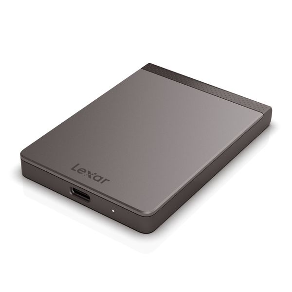 Lexar SL200 512GB Portable SSD, Solid State Drive, Up to 550MB/s Read