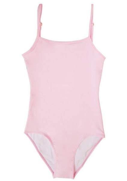 Pink Bra-Strap Leotard