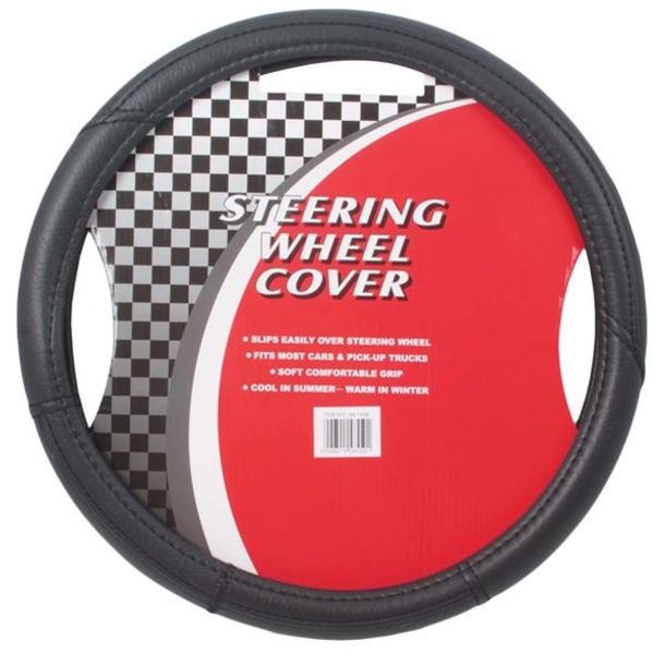 Steering Wheel Cover Black