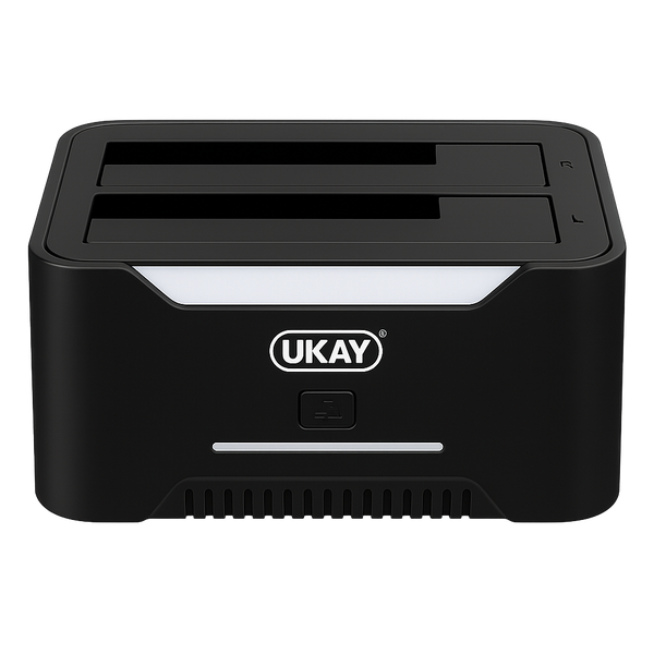 UKAY Docking Station 2.5"/3.5" SATA - 40TB Capacity