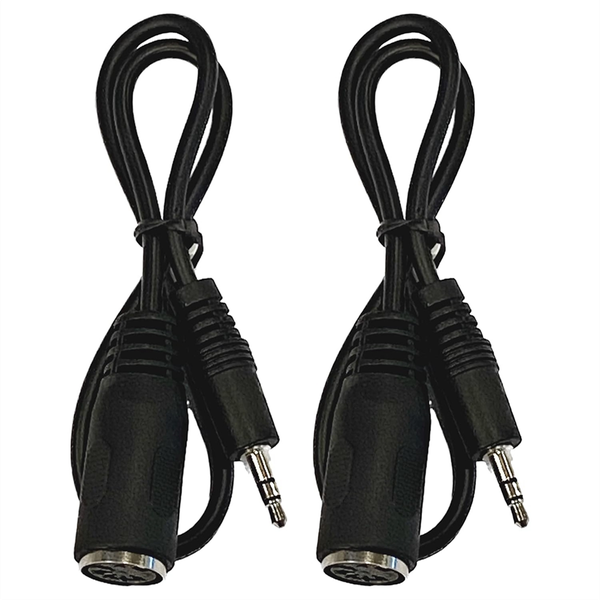 2 Pack of Type-A MIDI to 3.5mm Adapter 20 Inch Cable,Audio line