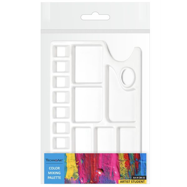 Technoart Mixing Palette - Artist Student 18 divisions