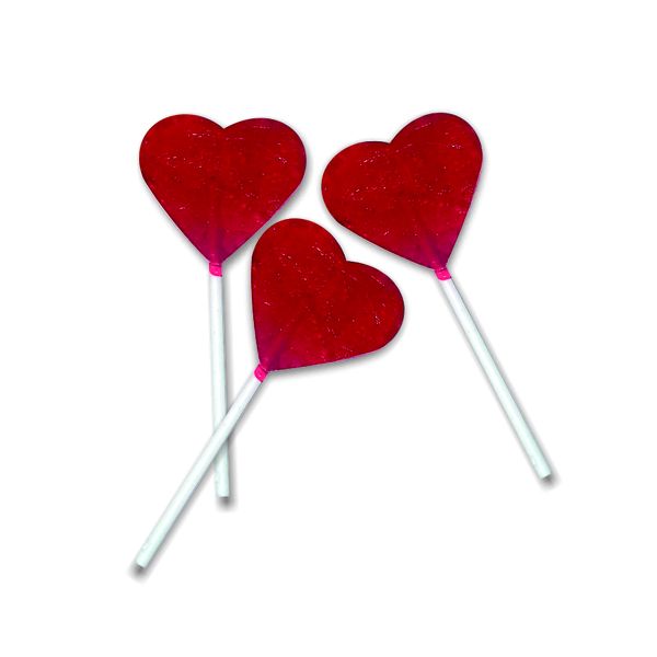 Rock Candy Kings of Rock Valentine's Sweet Heart Lollipops
