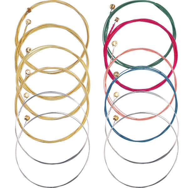 2 Set Acoustic Guitar Strings, Replacement Steel Guitar String