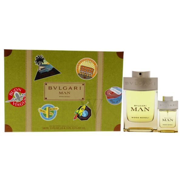 Bvlgari Man Wood Neroli Mens Set Edp 100 Ml + Edp 15 Ml (Parallel Import)