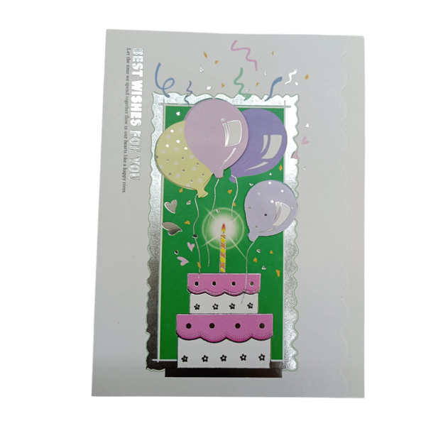 Joyful Celebrations Best Wishes Cards - Pack of 10