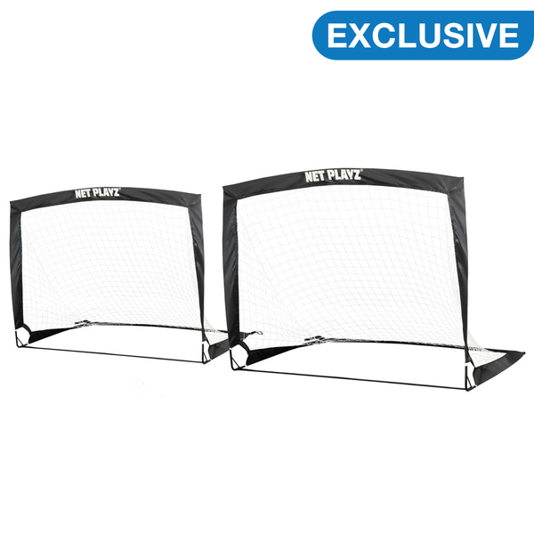 Net Playz Easy Playz Foldable Soccer Goals - Set of 2