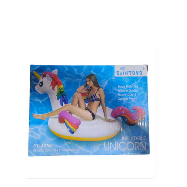 Unicorn Inflatable Ride On (200cm x 140cm x 97cm) (SY-A0760)