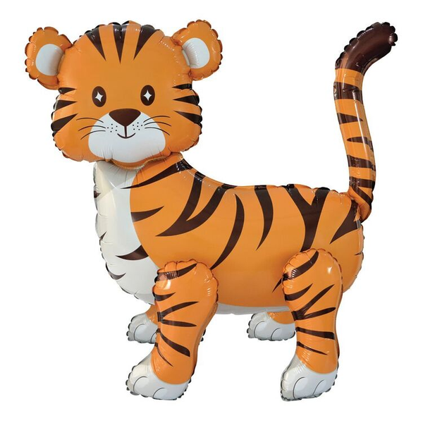 Animal Foil Balloon-Tiger Party Balloon Jungle Safari Birthday Baby Shower