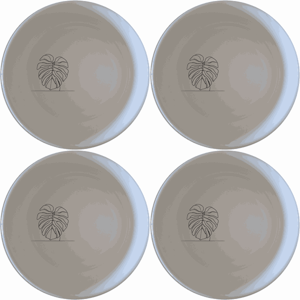 Monstera Deliciosa Bowl Set of 4 - Range 2