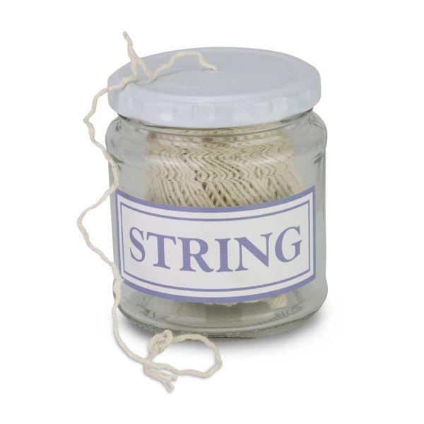 Jar - String in a Jar - Transparent - Glass - 291ml
