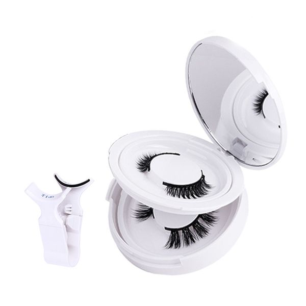 Reusable Magnetic Eyelashes (2 Pairs Set) - Soft 3D Lashes with Applicator