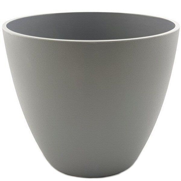 PH Garden - Plastic Plant Pot Cover Grey 19cm