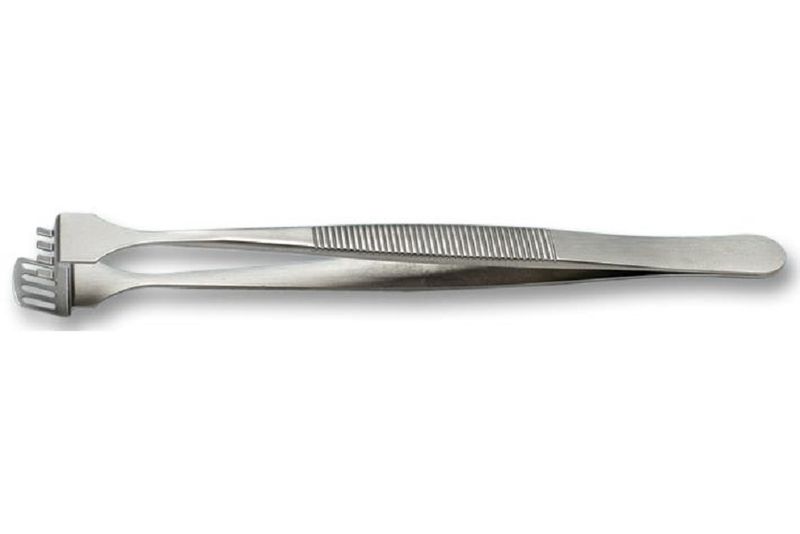 Ideal-Tek (4WFG.SA) Tweezer, Wafer, Stainless Steel Body, Stainless Steel