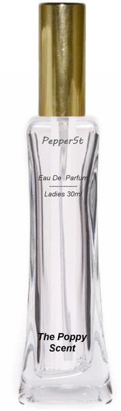 PepperSt Perfume - The Poppy Scent - For Her - 30ml