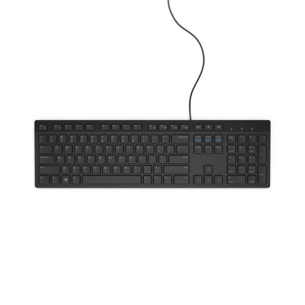Dell - Multimedia Keyboard-KB216 - US International (QWERTY) - Black