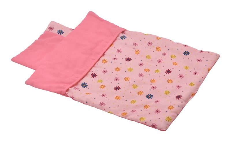 Quilt Blanket &amp; Pillow Set - Flower Design Bedding for Kids