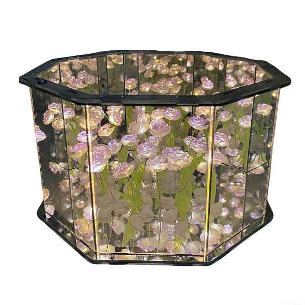 Table Lamp Night Light Rose Deco Desk Lamp Nightstand Lamp Bedside Lamp