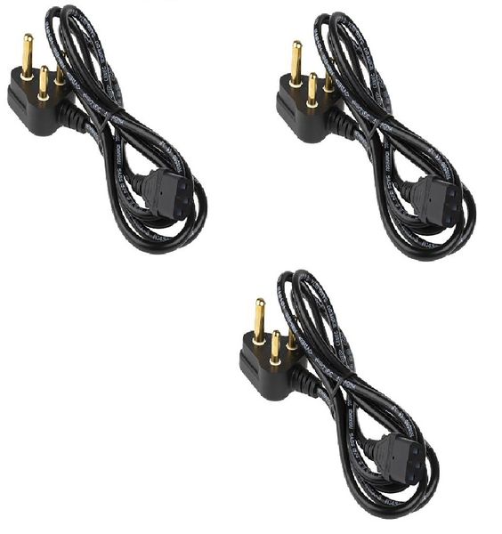 3 Point plug Kettle Cord - 3 Pack