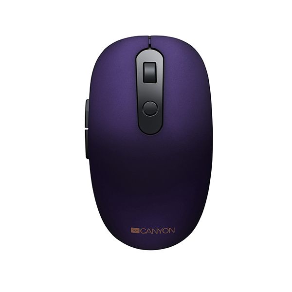 Canyon Slim Wireless Bluetooth Mouse Dual Mode 6 Button - Violet
