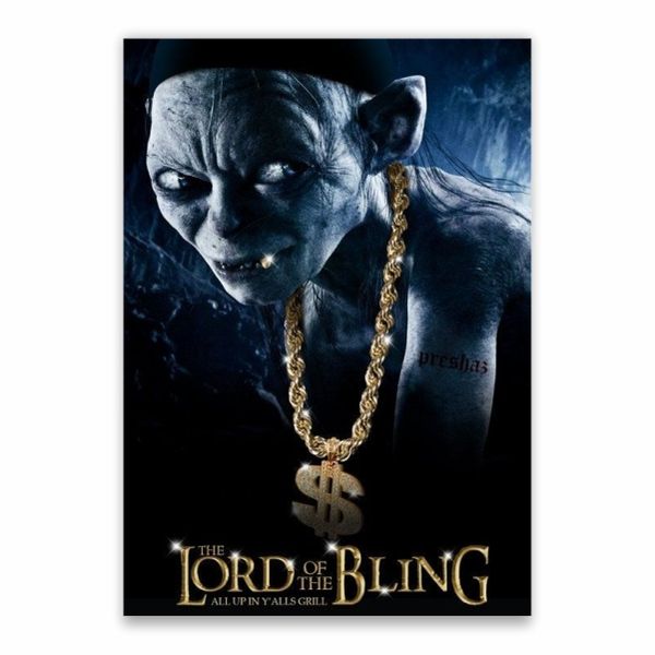 The Lord Of The Bling Poster - A1