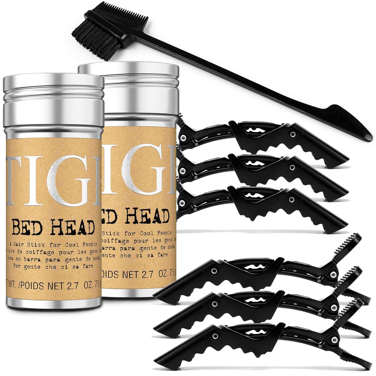 Wax Sticks Hair Clips Edge Control Brush Shop Today. Get it Tomorrow