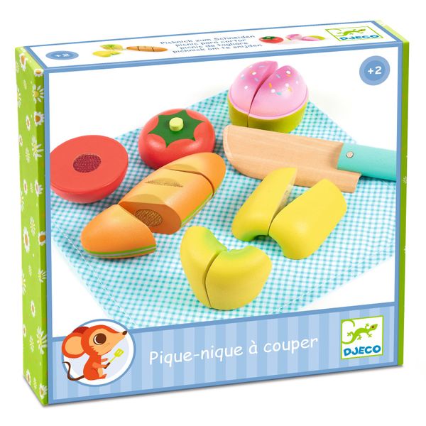 Djeco Wooden Food - Picnic to cut