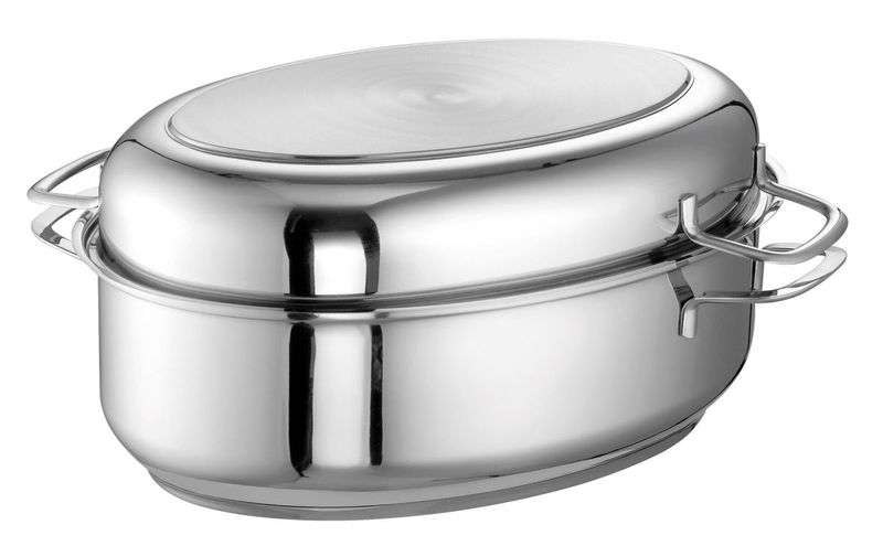 ROHE Roasting Dish with Multi-Purpose Lid: 2-in-1 “Viviena” 38cm, 9L