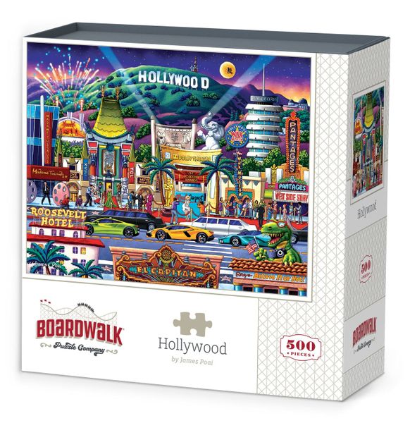 Boardwalk Hollywood Boulevard Puzzle - 500 Piece