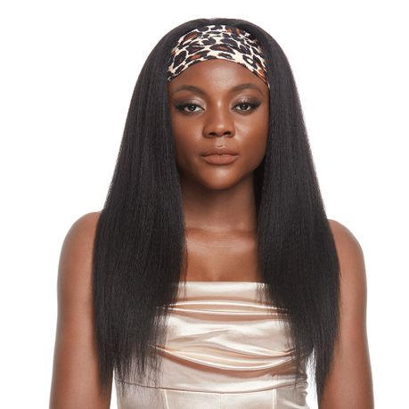 Magic Straight Synthetic Hair Headband Half Wigs SWF HD YK STW 1B