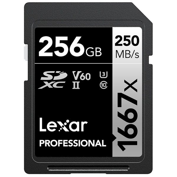 Lexar SD Silver 1667x UHS-II 256GB