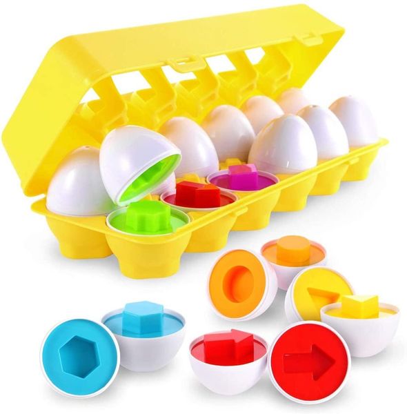 Educational Matching Egg set of 12