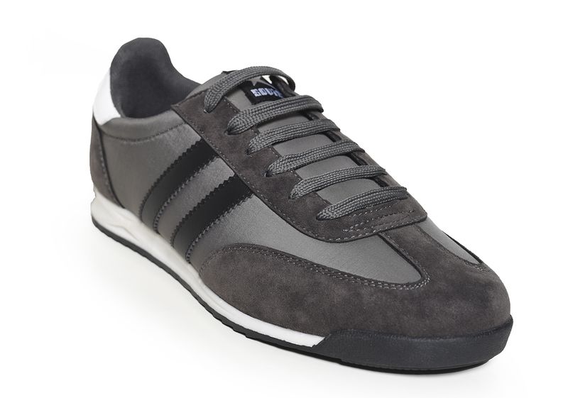 S-9184A Soviet Mens Nero Low Cut Nylon/Pu Suede Sneaker - Navy/White