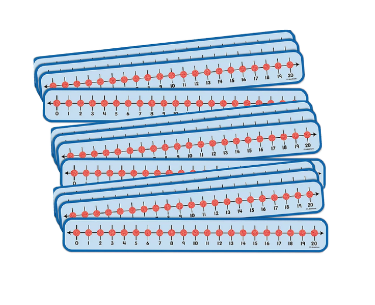 Tactile Number Lines – Set of 30