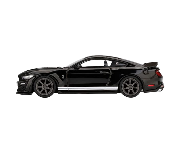 Mini GT Ford Mustang Shelby GT500 LHD Shadow 1:64 Model - Black