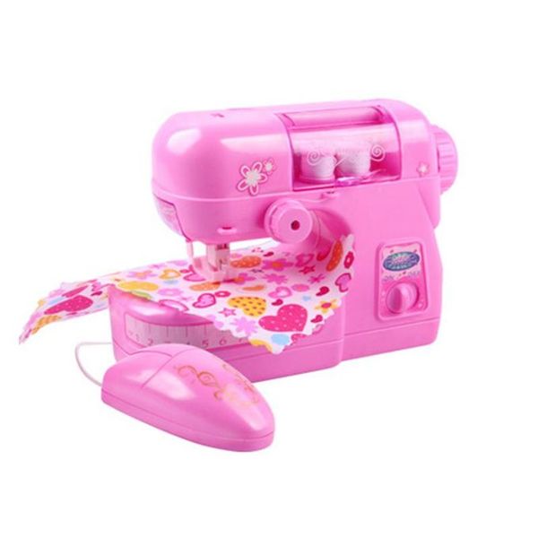 Mini Electric Sewing Machine Pretend Play Toy for Kids Children Girls B4339