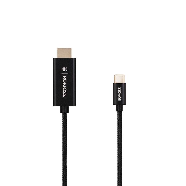 Romoss CBL Usb Type C to Hdmi 2m 4k Bk