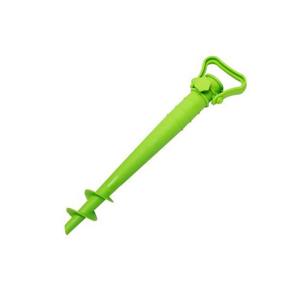 Beach Umbrella Stand - Cork Screw Spike Anchor