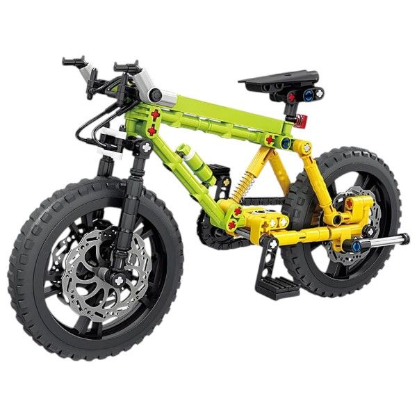 220-Pieces Technic Mountain Bike Building Blocks Set- Multicolor