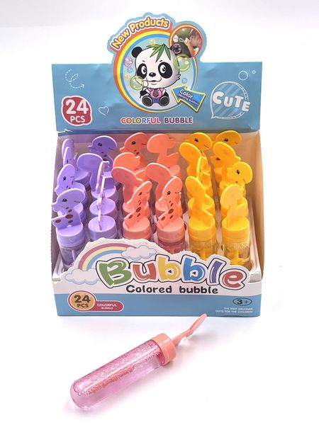 Giraffe Small Bubbles Toy Bubble Stick Toys For Kids - 24 Piece