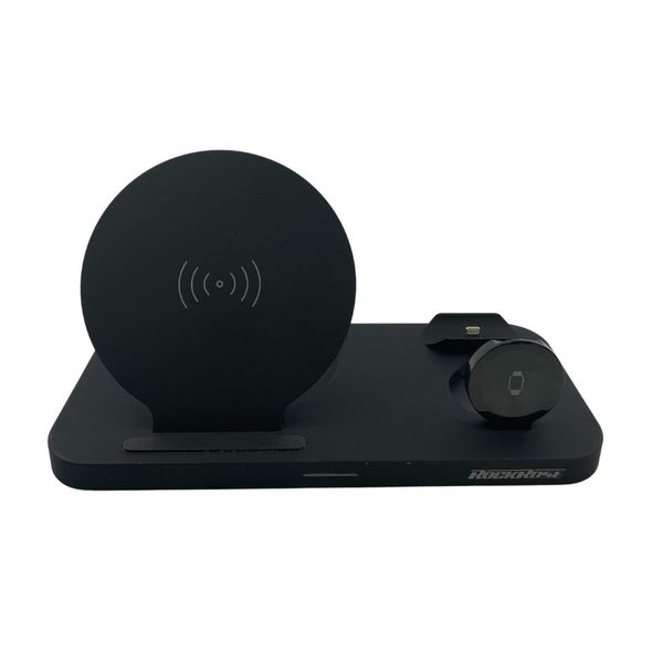 Rockrose Airwave Max 3-in-1 wireless charging stand for Apple family BLACK