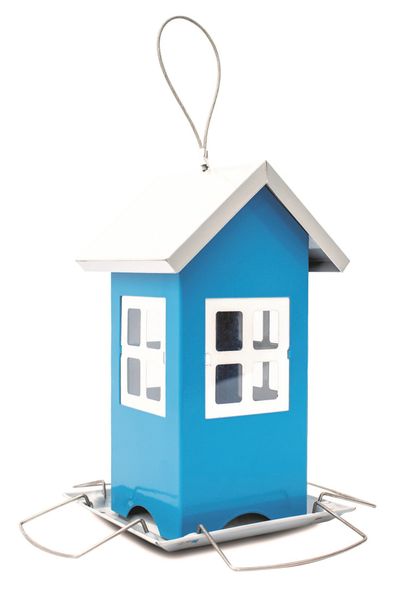 Westermans Blue House Bird Feeder - Small