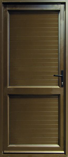 KENZO Single Left-Hand, Open-In Door in Frame Full Hor Boarded Bronze